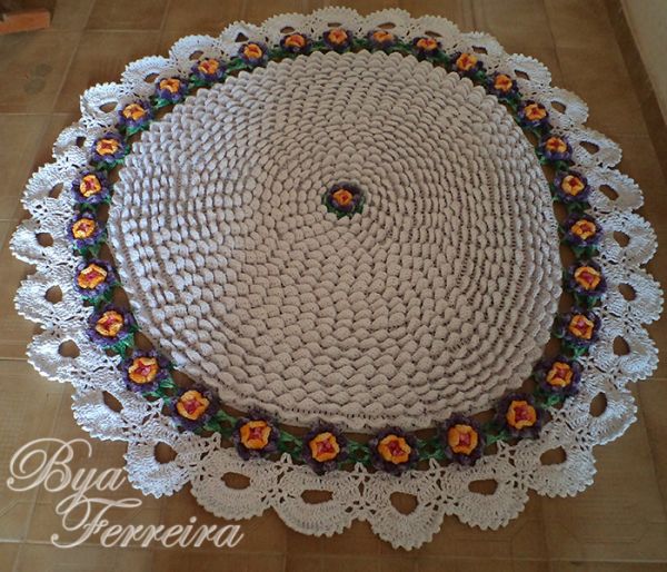 Tapete Flor de Maracujá Grande